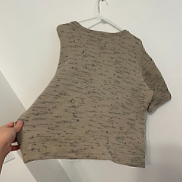 THADDEUS BONOBOS Mens Terry Beach Tee Tan ? Space Dye Short Sleeve Sweatshirt M - Picture 11 of 14